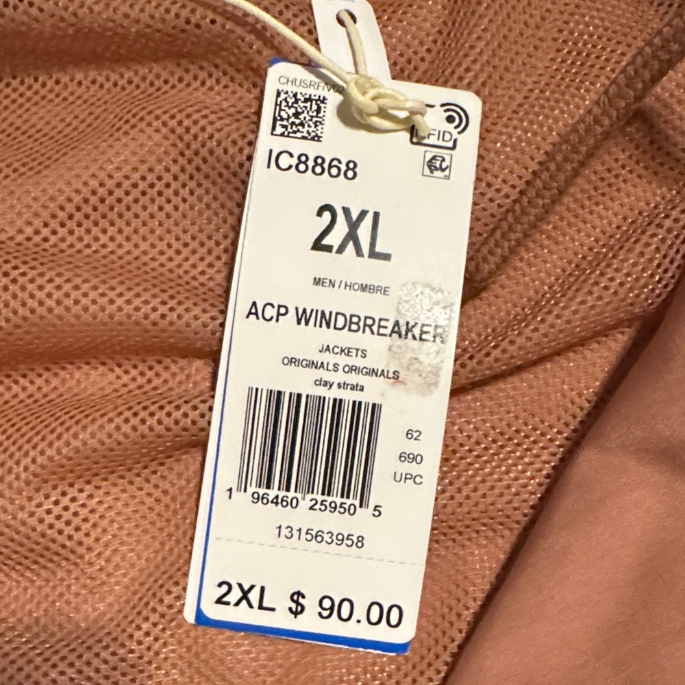 Adidas Original Men 2XL Windbreaker - Picture 3 of 9
